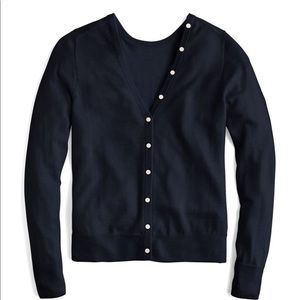 J. Crew Reversible Button Back Sweater